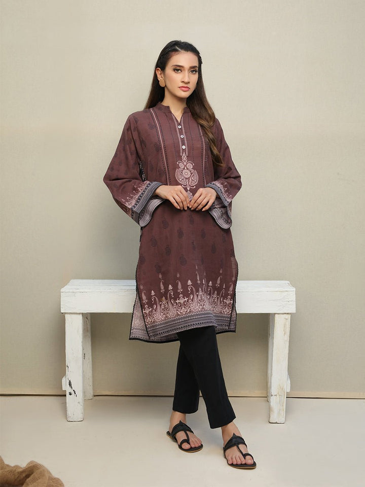 Salitex Women Printed Khaddar 1 Piece Shirt CP-W22-C-011 - Winter Collection
