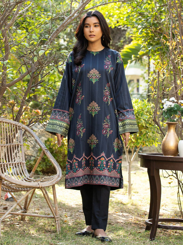 Salitex Women Printed Silk 1 Piece Shirt CPS23DC007 - Winter Collection