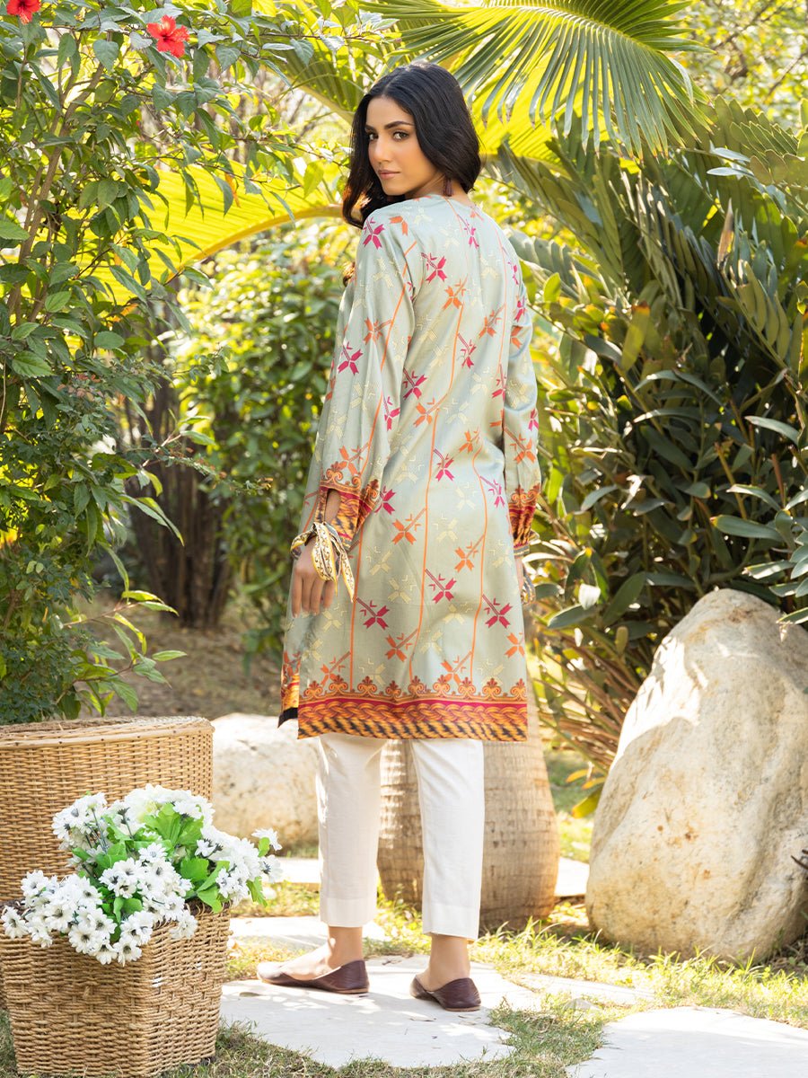 Salitex Women Printed Silk 1 Piece Shirt CPS23DC011 - Winter Collection