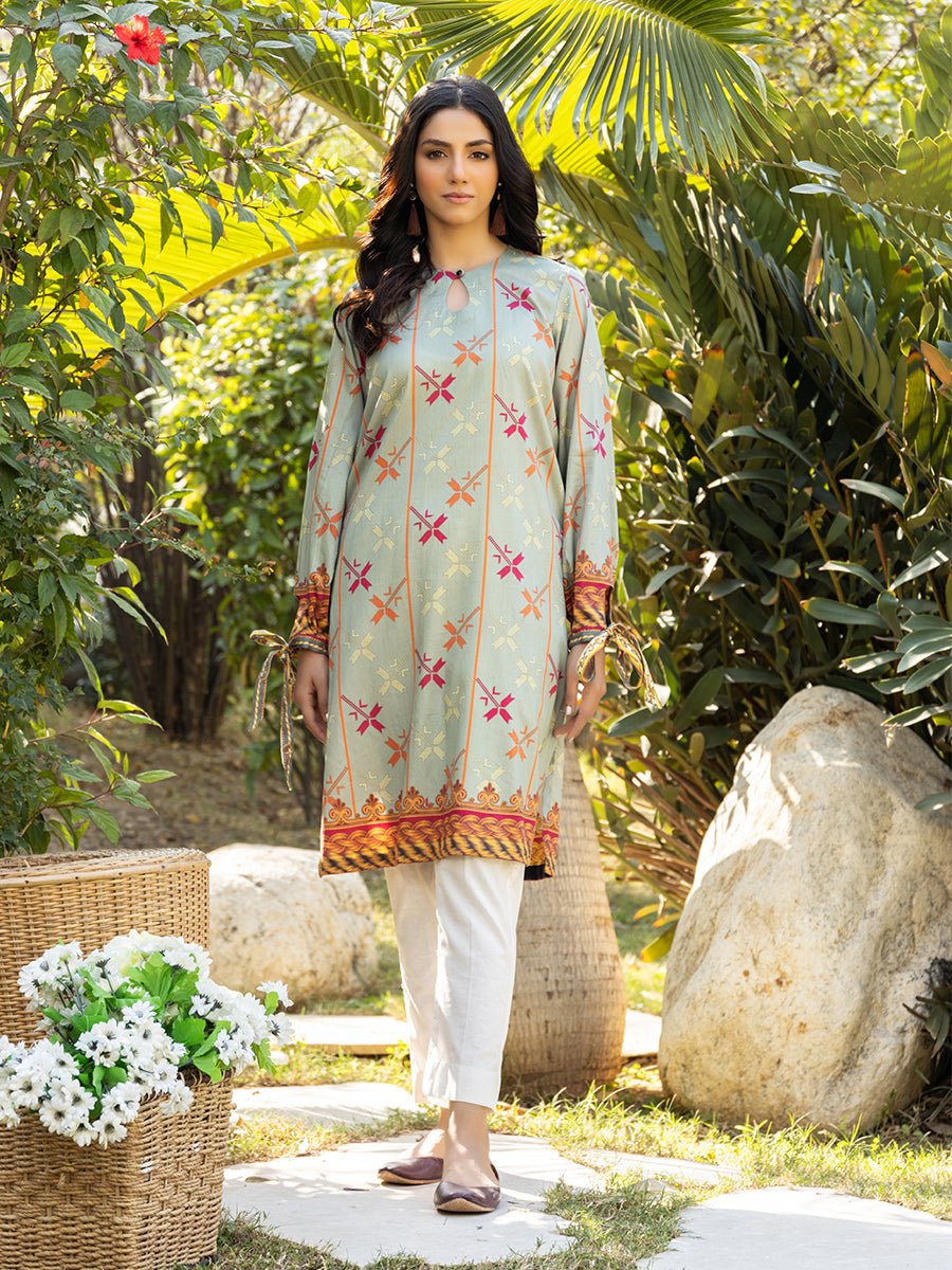 Salitex Women Printed Silk 1 Piece Shirt CPS23DC011 - Winter Collection