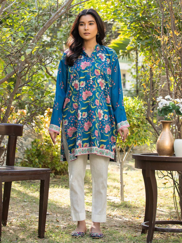 Salitex Women Printed Silk 1 Piece Shirt CPS23DC015 - Winter Collection