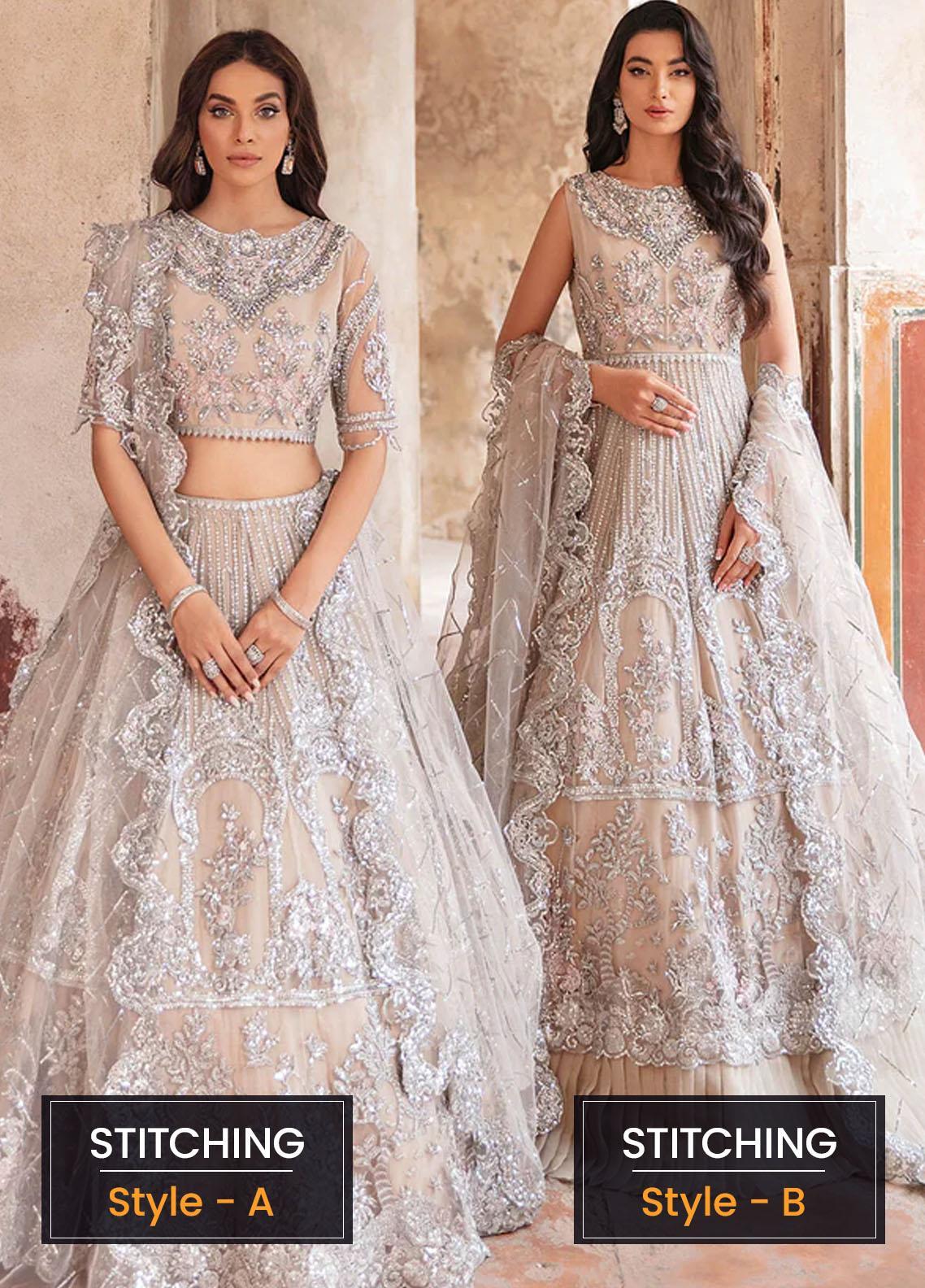 Aangan by Imrozia Premium Embroidered Net Suits Unstitched 3 Piece ...