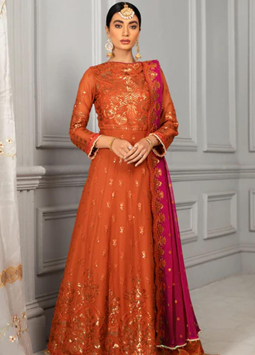 Misaal By Zarif Embroidered  Suits Unstitched 3 Piece Z-04 SIERRA - Luxury Collection