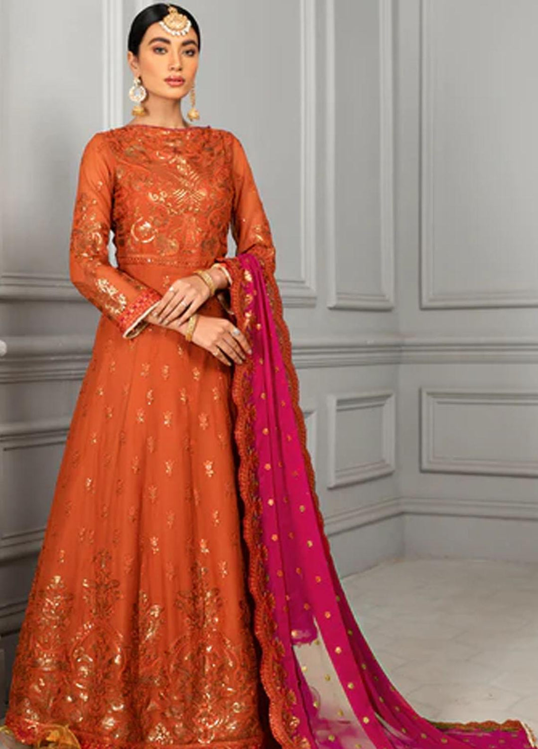Misaal By Zarif Embroidered  Suits Unstitched 3 Piece Z-04 SIERRA - Luxury Collection