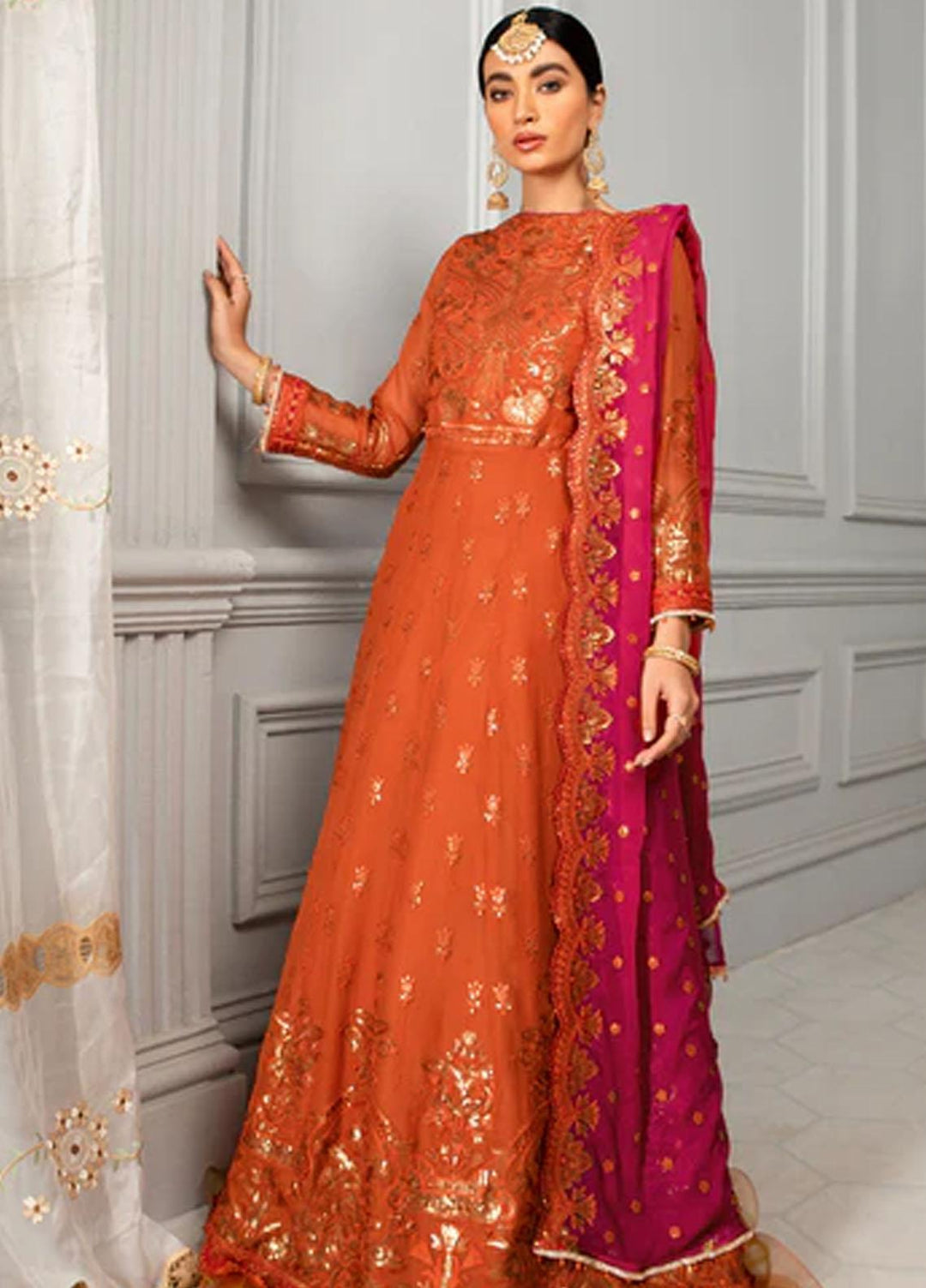 Misaal By Zarif Embroidered  Suits Unstitched 3 Piece Z-04 SIERRA - Luxury Collection