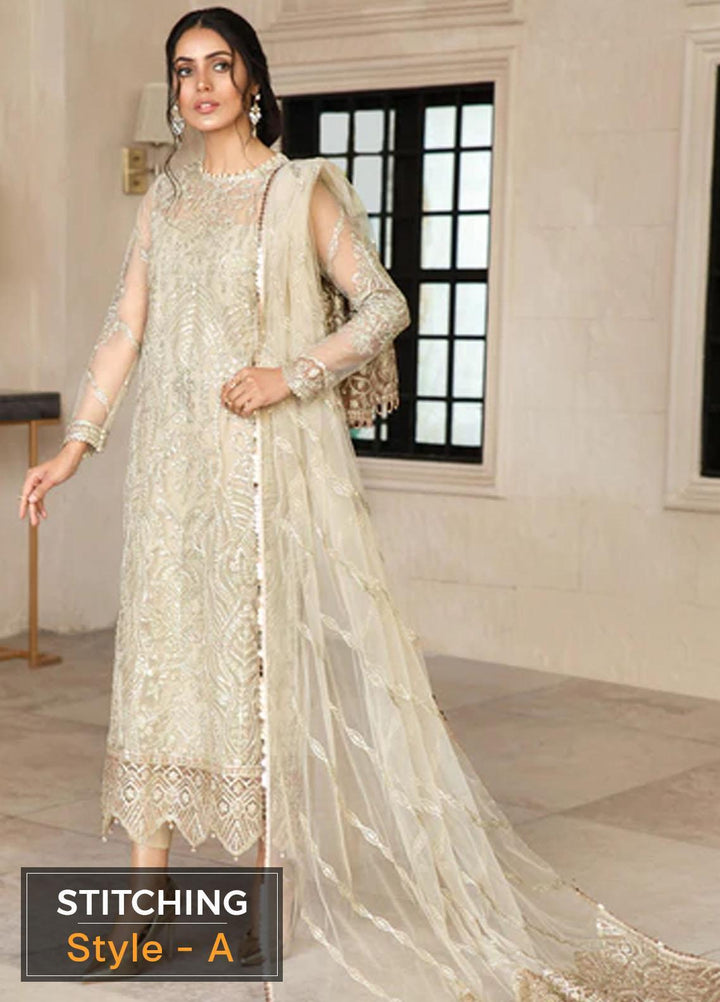 Gulzaar By Zarif Embroidered  Suits Unstitched 3 Piece ZR25UF ZFG 03 DAISY - Luxury Collection