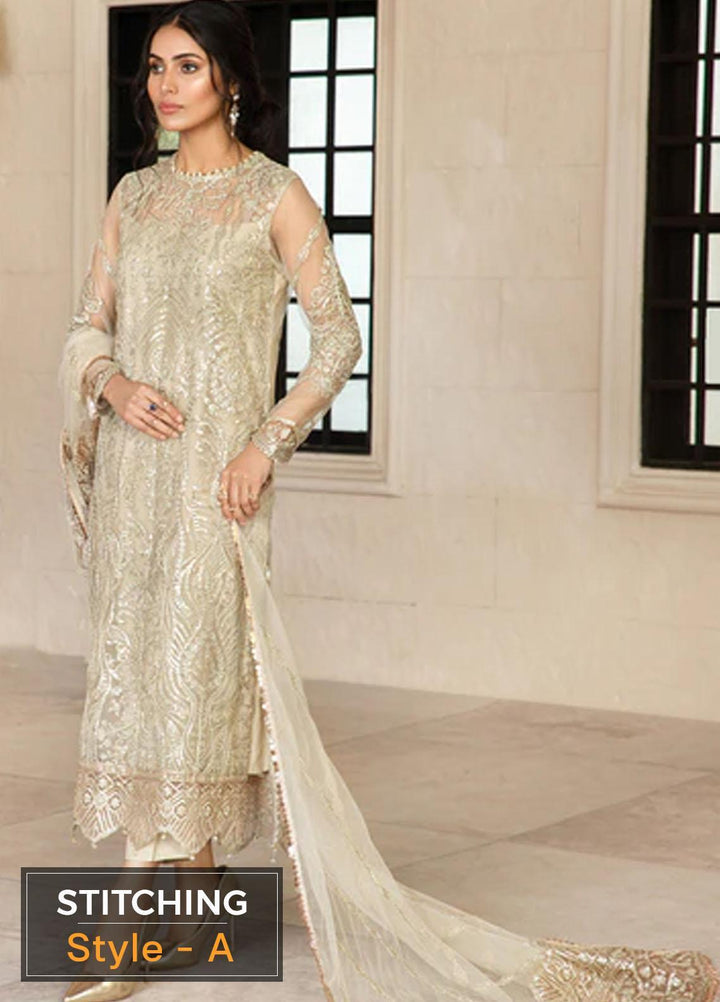 Gulzaar By Zarif Embroidered  Suits Unstitched 3 Piece ZFG 03 DAISY - Luxury Collection