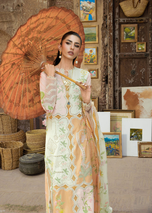 Bloom by Saira Shakira Unstitched Embroidered Lawn 3 Piece Suit SSR26ULB LANA-03B - Eid Collection