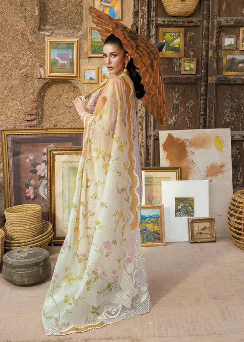 Bloom by Saira Shakira Unstitched Embroidered Lawn 3 Piece Suit SSR26ULB LANA-03B - Eid Collection
