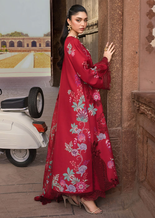 Bloom by Saira Shakira Unstitched Embroidered Lawn 3 Piece Suit SSR26ULB ZELIE-04B - Eid Collection