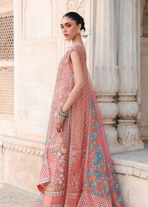 Saira Shakira Unstitched Embroidered Organza 3 Piece Suit SSR26UW Daphne - Wedding Collection