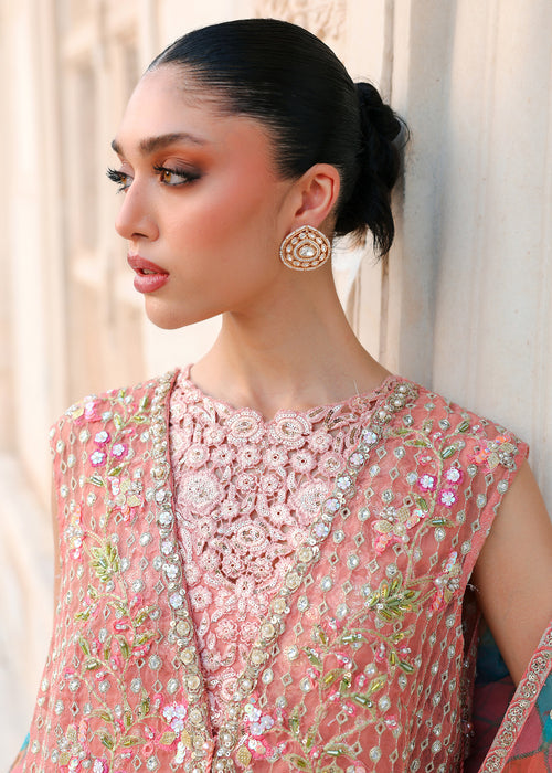 Saira Shakira Unstitched Embroidered Organza 3 Piece Suit SSR26UW Daphne - Wedding Collection