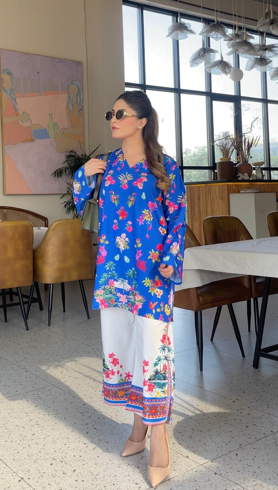 Dhaga Women Pret Printed 2 Piece Soft Crepe Pixie SS24DSP236 - Summer Collection