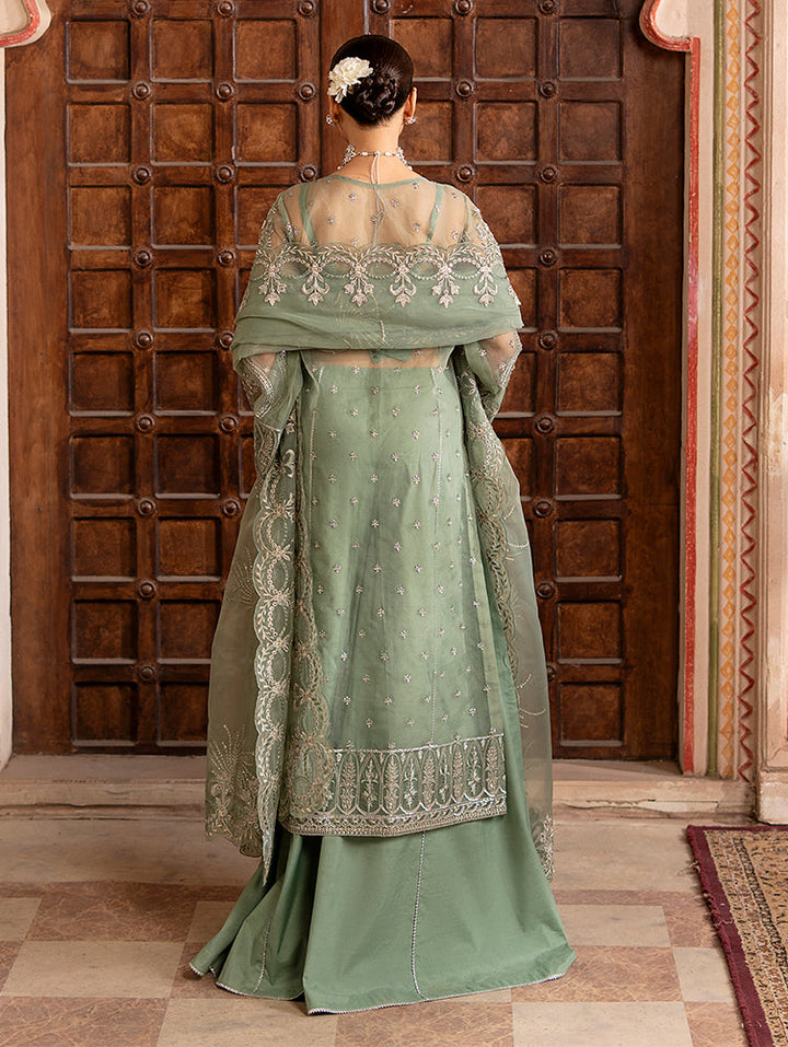 Zebtan Women Unstitched Embroidered Organza 3 Piece Suit RZ-05 Festive Collection