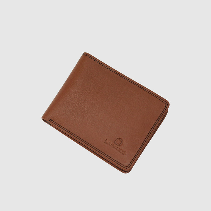 Lafanzo Unisex Leather LO Padded Wallet Tan & Black - Accessories Collection