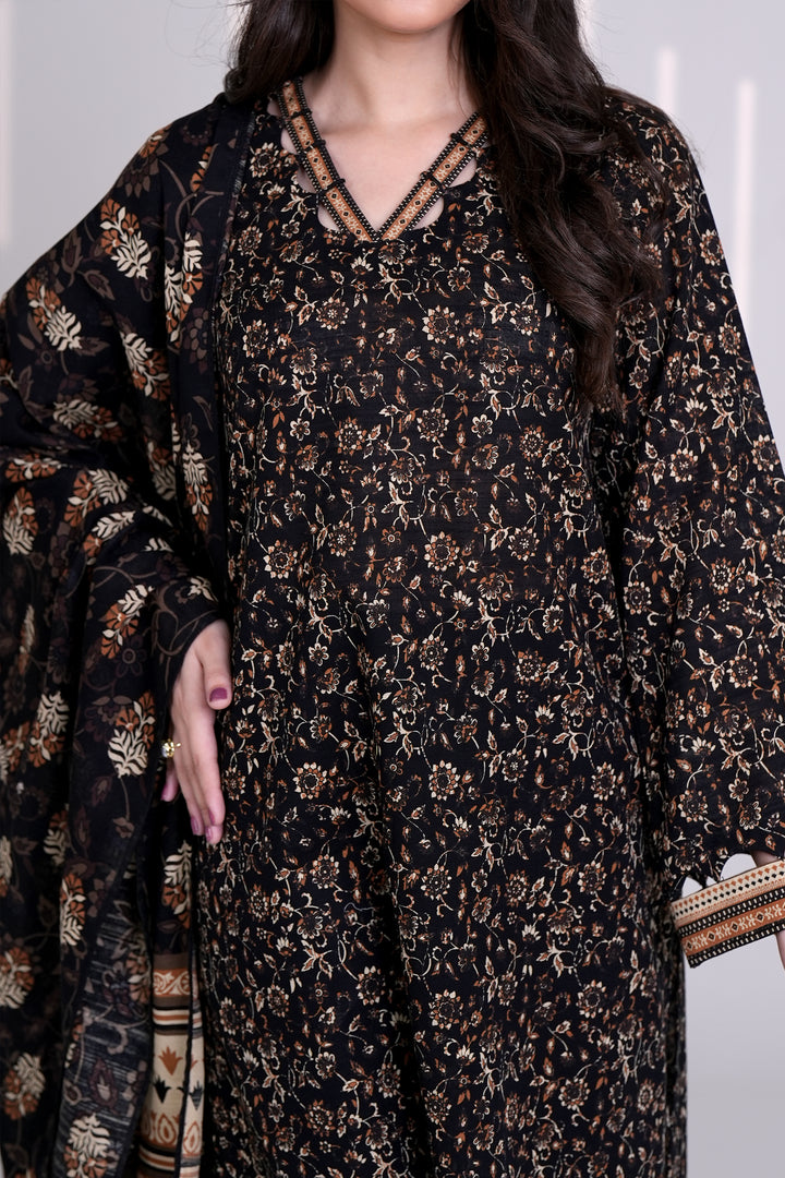 Narmin by Narkin's Unstitched Printed Khaddar 3 Piece Suit NN26UK NUWKDP-3163 - Casual Collection