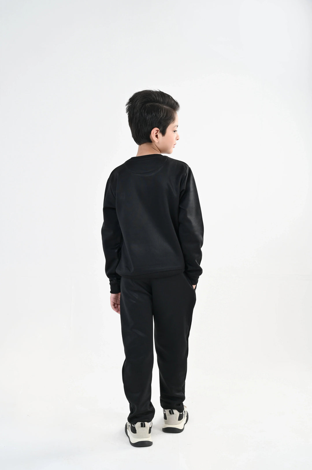 IQ Exclusive Kids Track Suit Fleece 2 PieceBlack IQ Sweatshirt-Unisex Kids - Winter Collection