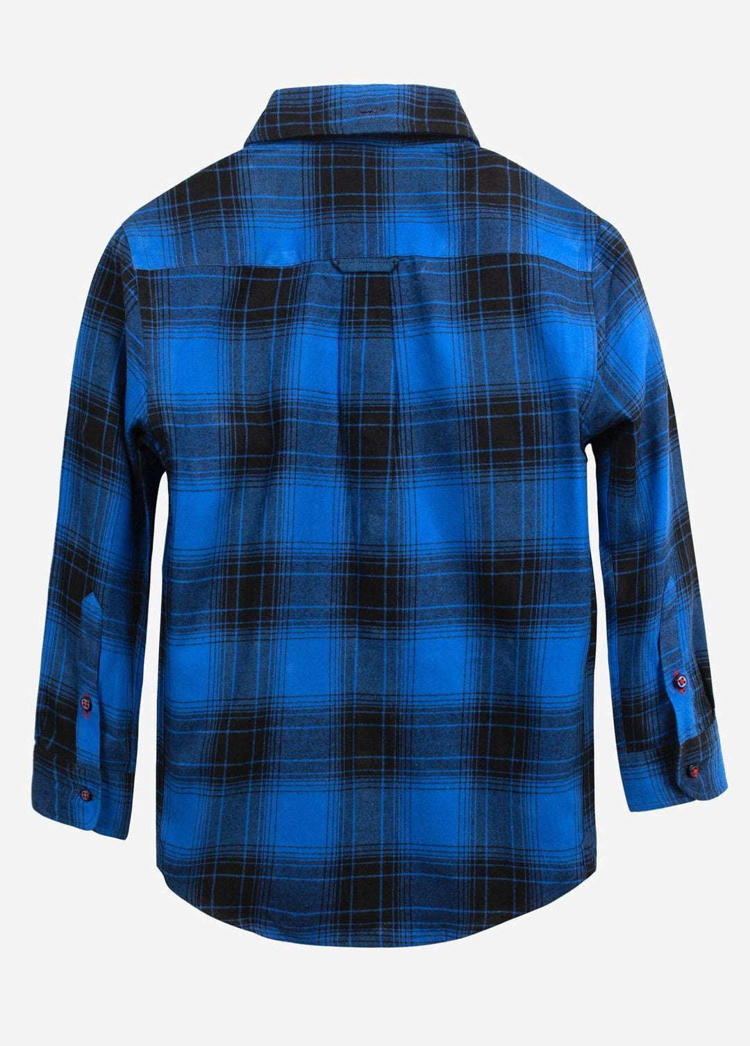 Brumano Cotton Casual Shirts for Boys -  Royal Blue Casual Check Shirt - Junior