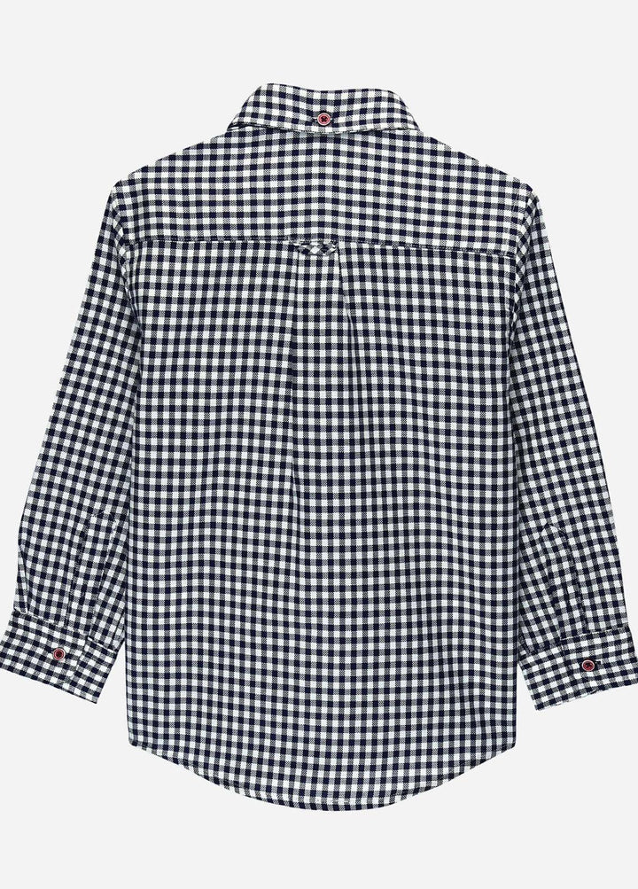Brumano Cotton Casual Shirts for Boys -   Blue Gingham Light Weight Casual Shirt - Junior