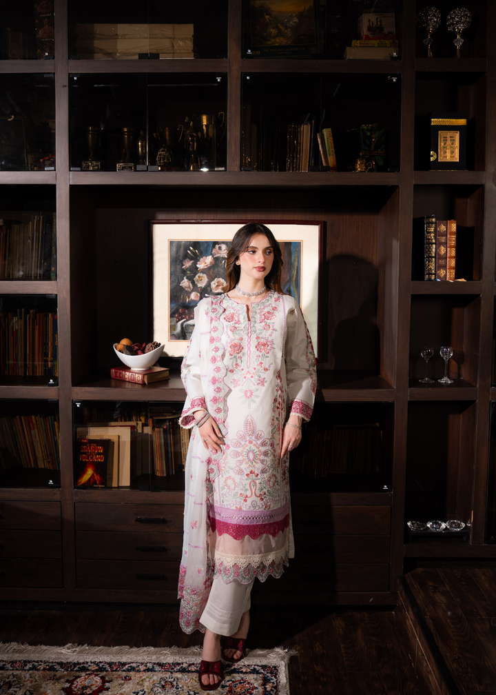 Aria By Meerak RTW Embroidered Lawn 3 Piece Suit AUREMYST Festive Collection