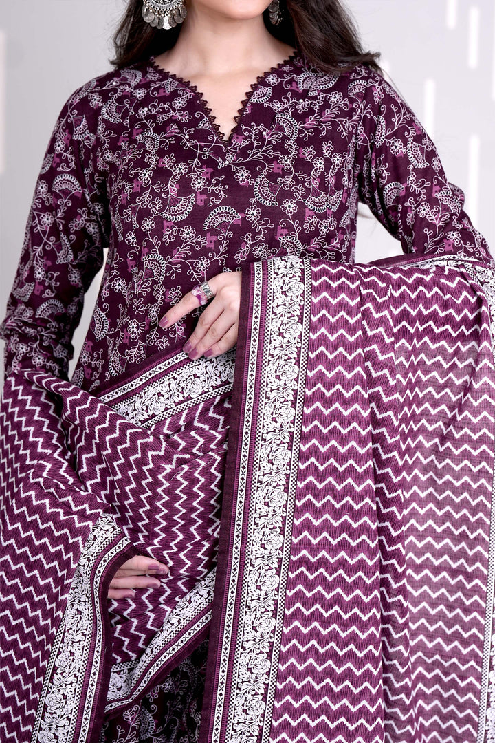 Narmin by Narkin's Unstitched Printed Khaddar 3 Piece Suit NN26UK NUWKDP-3168 - Casual Collection