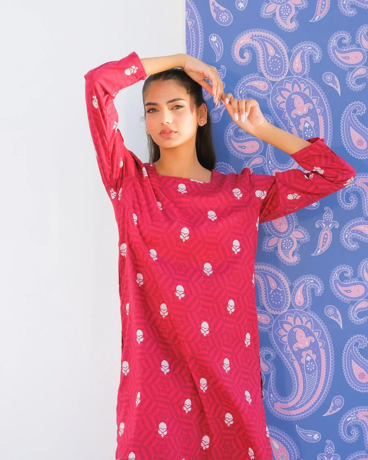 Dhaga Women Pret Printed 2 Piece Lawn Matching Separate FW24DSP0024 - Summer Collection