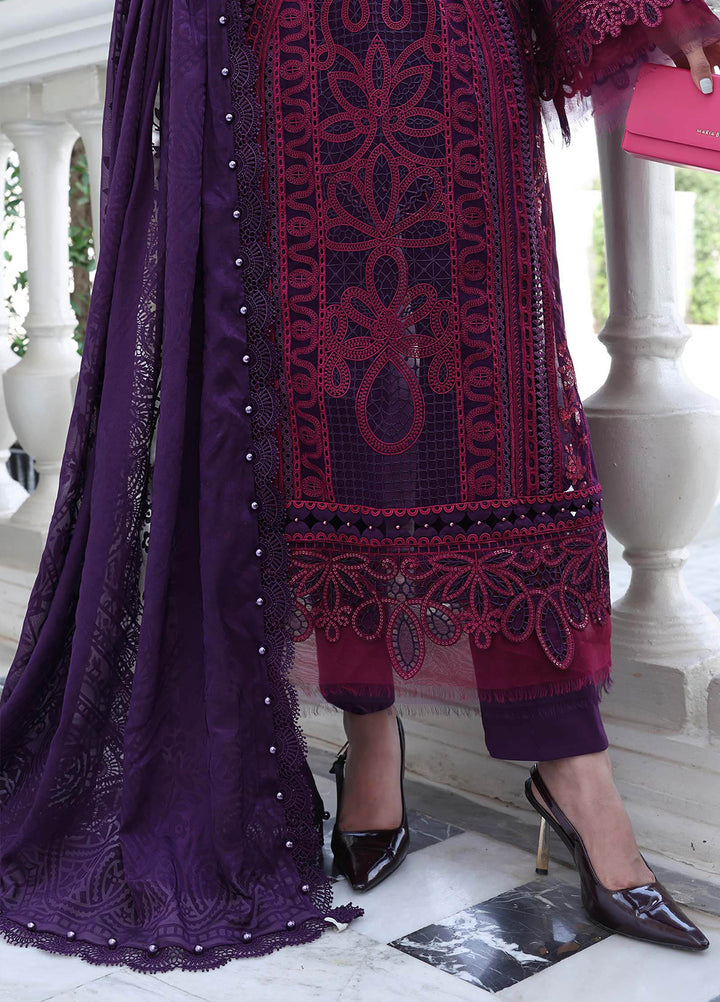 Maria B Unstitched Embroidered Lawn 3 Piece Suit MB26ULE D14 - Eid Collection