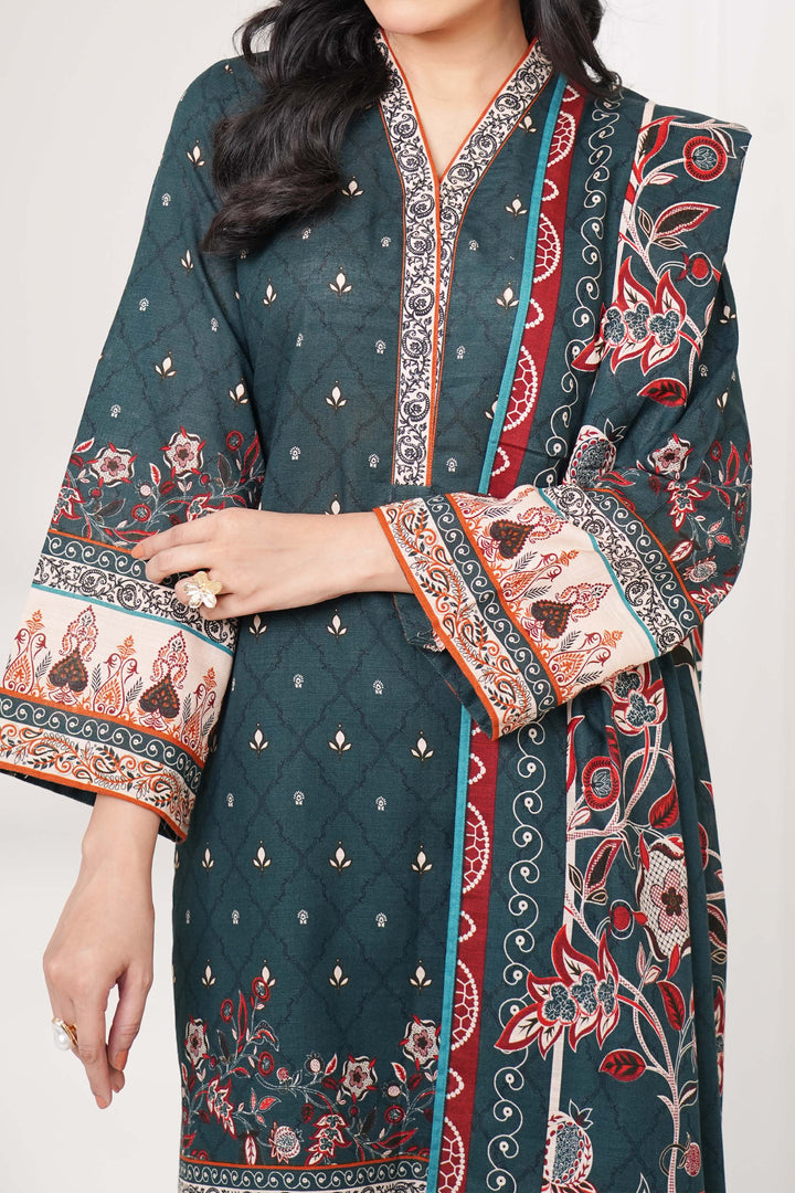 Narmin by Narkin's Unstitched Printed Khaddar 3 Piece Suit NN26UK NUWKDP-3180 - Casual Collection