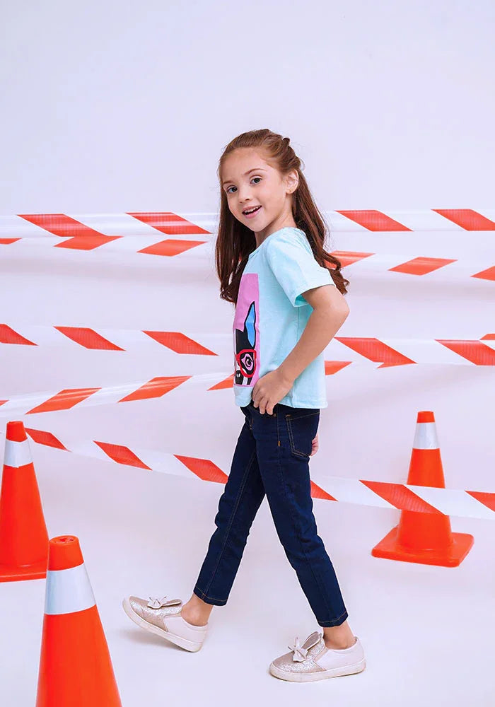 Ochre RTW Printed Cotton T-Shirt Girls 1 Piece OGK-211 - Summer Collection