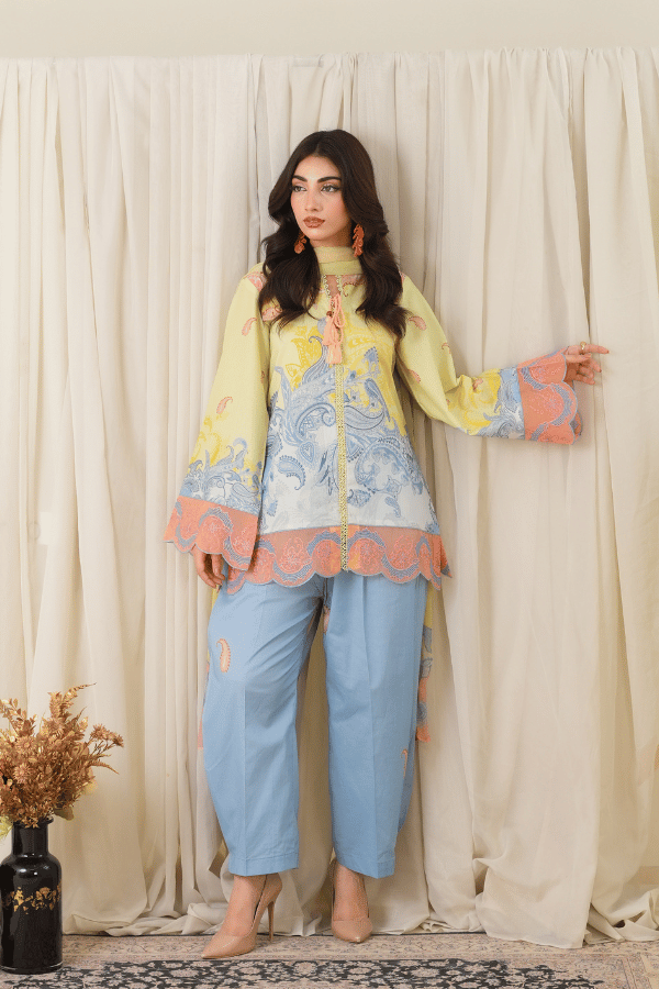 Zara e Jahan by Huma Gul RTW Printed Lawn 3 Piece Suit HG-906 Eid Collection