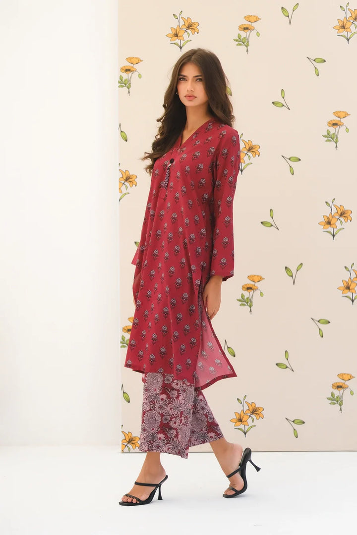 Dhaga Women Pret Printed 2 Piece Lawn Matching Separate FW24DSP0028 - Summer Collection