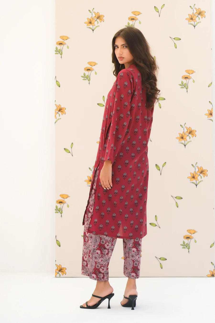 Dhaga Women Pret Printed 2 Piece Lawn Matching Separate FW24DSP0028 - Summer Collection