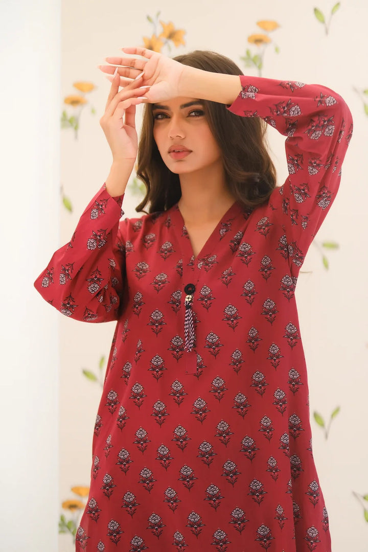 Dhaga Women Pret Printed 2 Piece Lawn Matching Separate FW24DSP0028 - Summer Collection