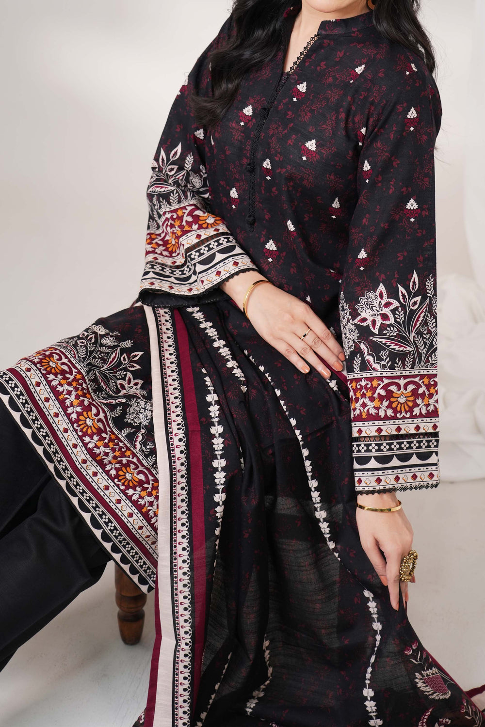 Narmin by Narkin's Unstitched Printed Khaddar 3 Piece Suit NN26UK NUWKDP-3174 - Casual Collection