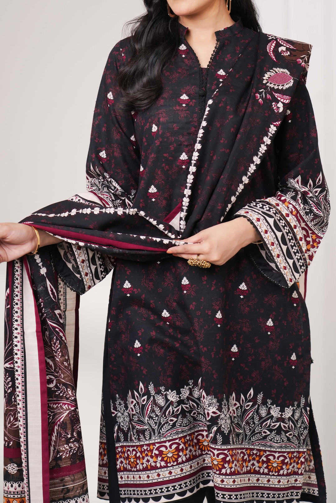 Narmin by Narkin's Unstitched Printed Khaddar 3 Piece Suit NN26UK NUWKDP-3174 - Casual Collection