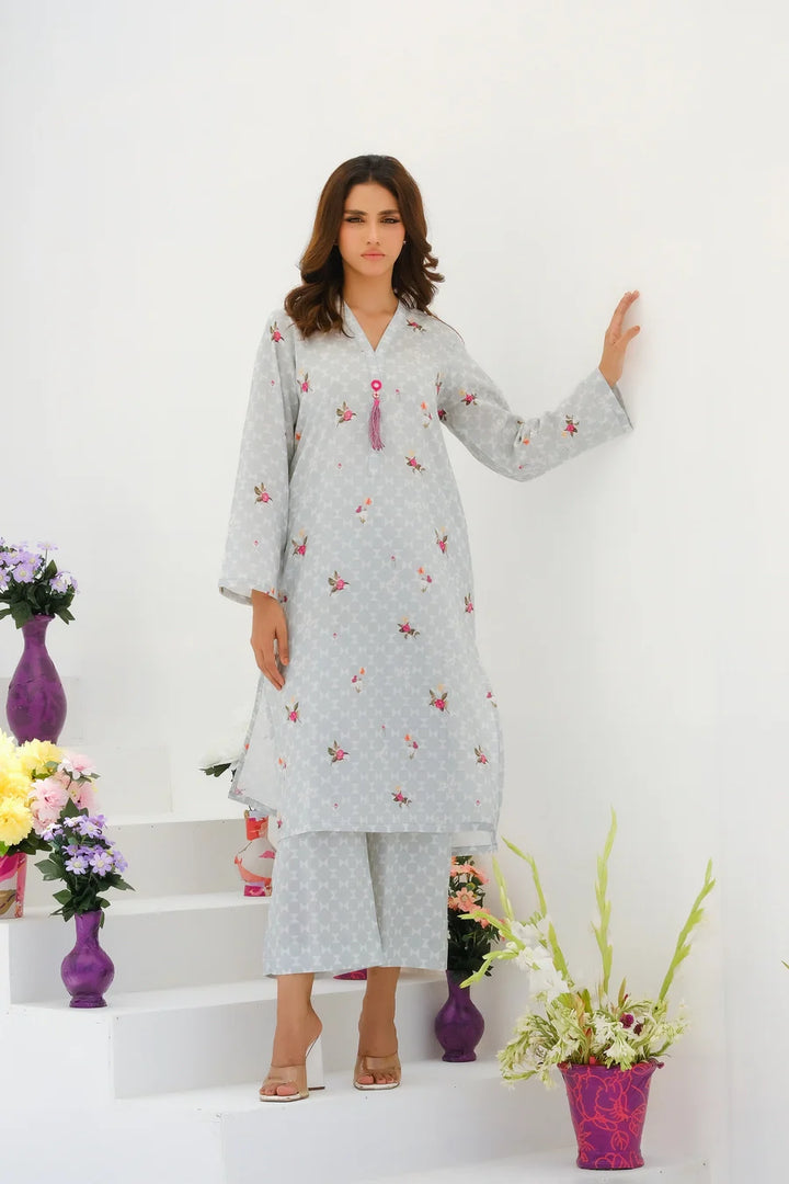 Dhaga Women Pret Printed 2 Piece Lawn Matching Separate FW24DSP0029 - Summer Collection