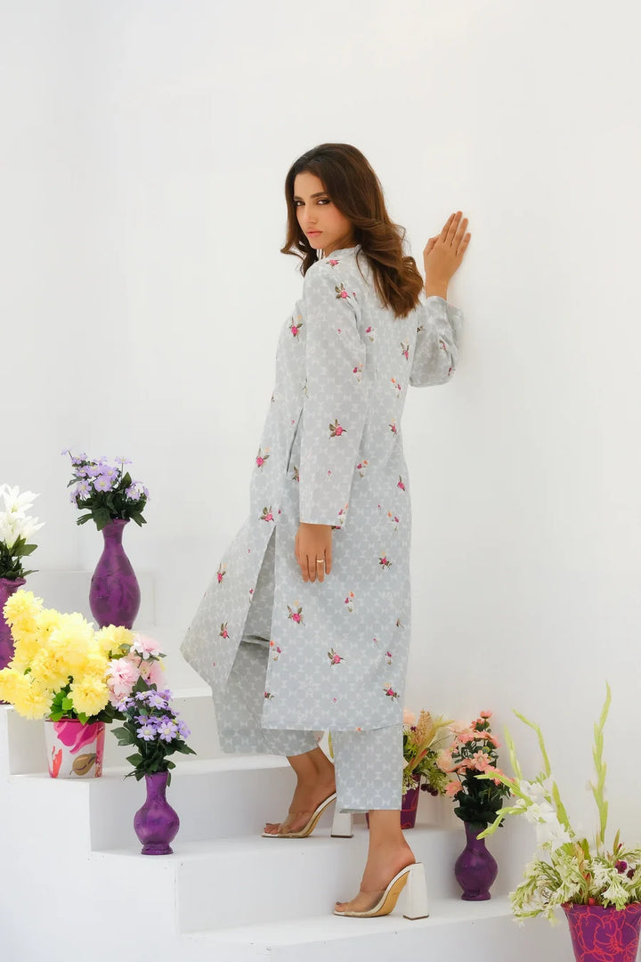 Dhaga Women Pret Printed 2 Piece Lawn Matching Separate FW24DSP0029 - Summer Collection