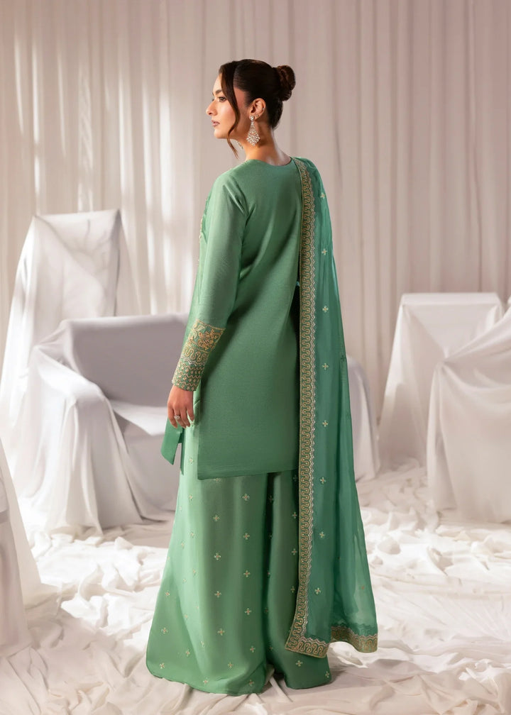 Celeste by Jamni RTW Embroidered Sheesh Silk 3 Piece Suit MEADOW Festive Collection