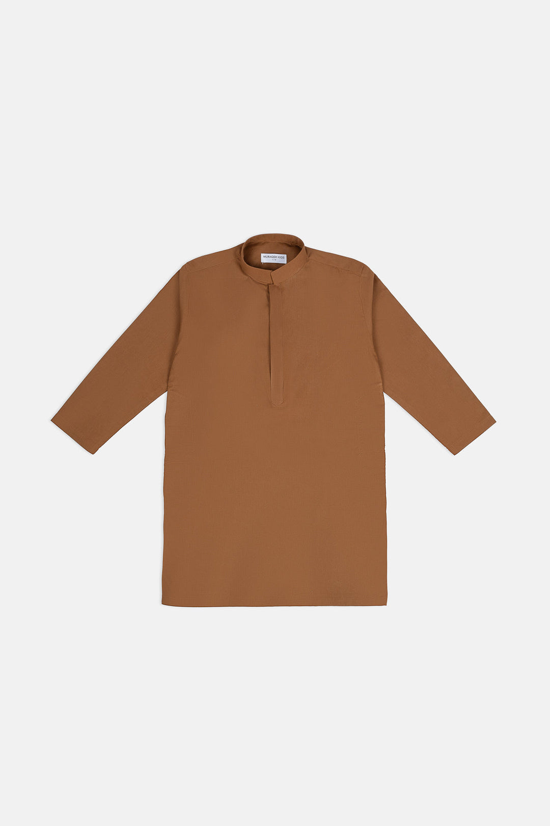 Muraqsh Ready To Wear Solids  Boys Camel Cotton Kurta Trouser MUR-CCKT - Summer Collection