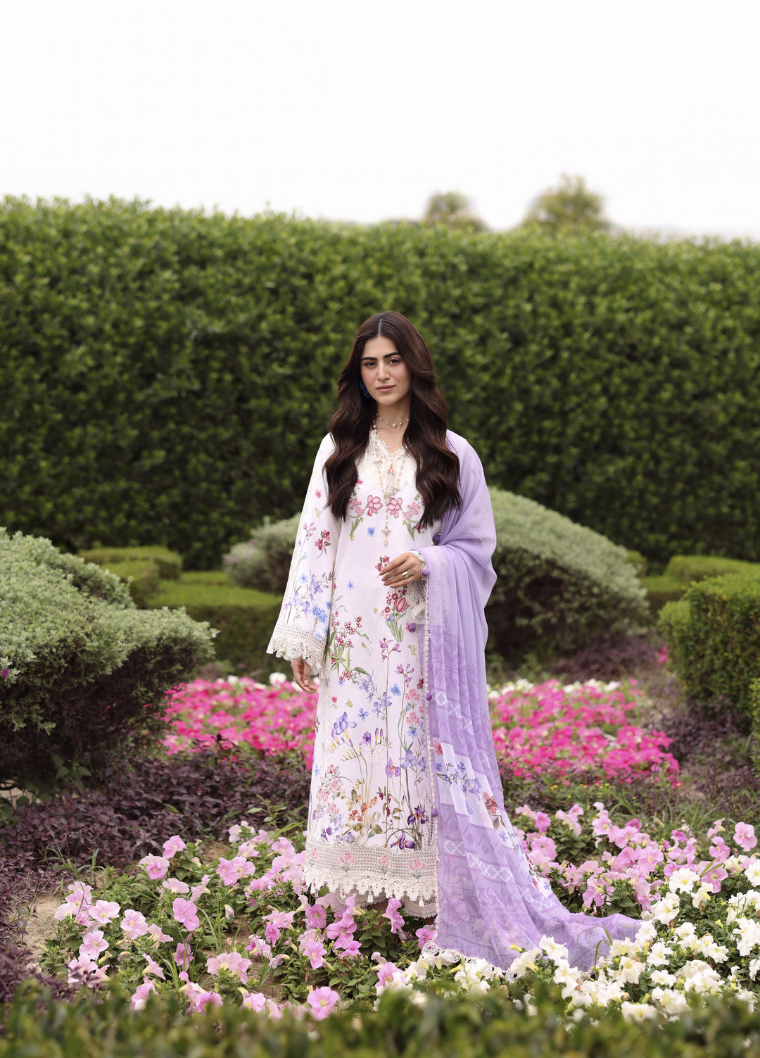 Sardinia Unstitched Embroidered Lawn 3 Piece Suit SRD26ULE Lavender Clouds 1701 - Eid Collection