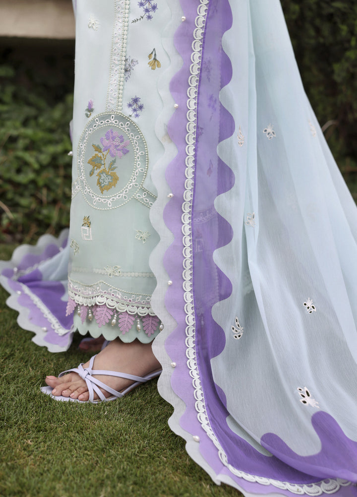 Sardinia Unstitched Embroidered Lawn 3 Piece Suit SRD26ULE Misty Morning 1702 - Eid Collection