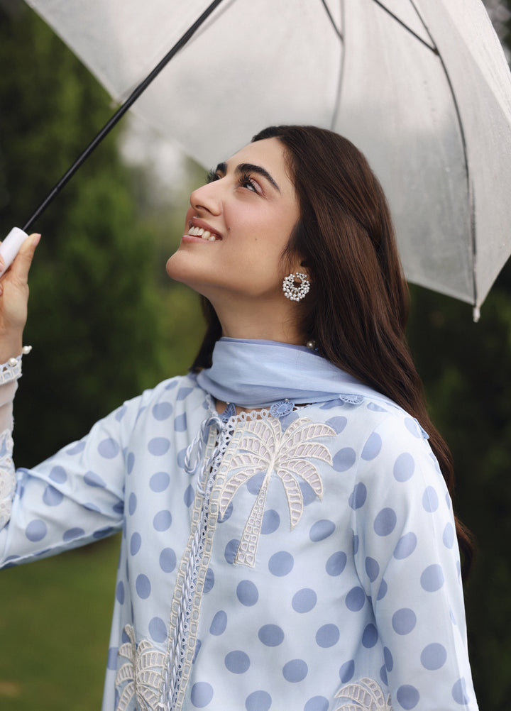 Sardinia Unstitched Embroidered Lawn 3 Piece Suit SRD26ULE Palm Breeze Design# 1705 - Eid Collection