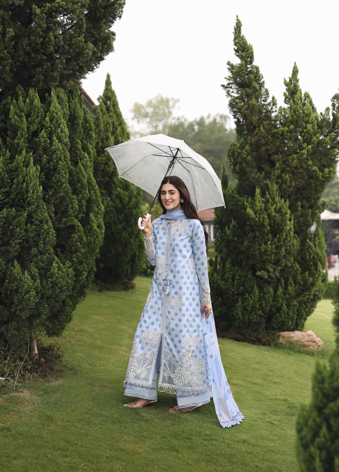 Sardinia Unstitched Embroidered Lawn 3 Piece Suit SRD26ULE Palm Breeze Design# 1705 - Eid Collection