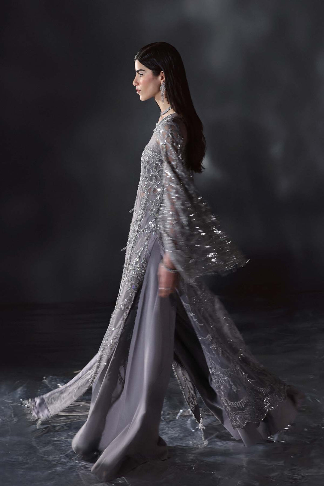 Chateau DE Lumiere by Enzo RTW Hand work Organza 3 Piece Suit RAFFINEE Wedding Collection