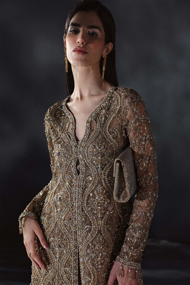 Chateau DE Lumiere by Enzo RTW Hand work Organza 3 Piece Suit NUE Wedding Collection