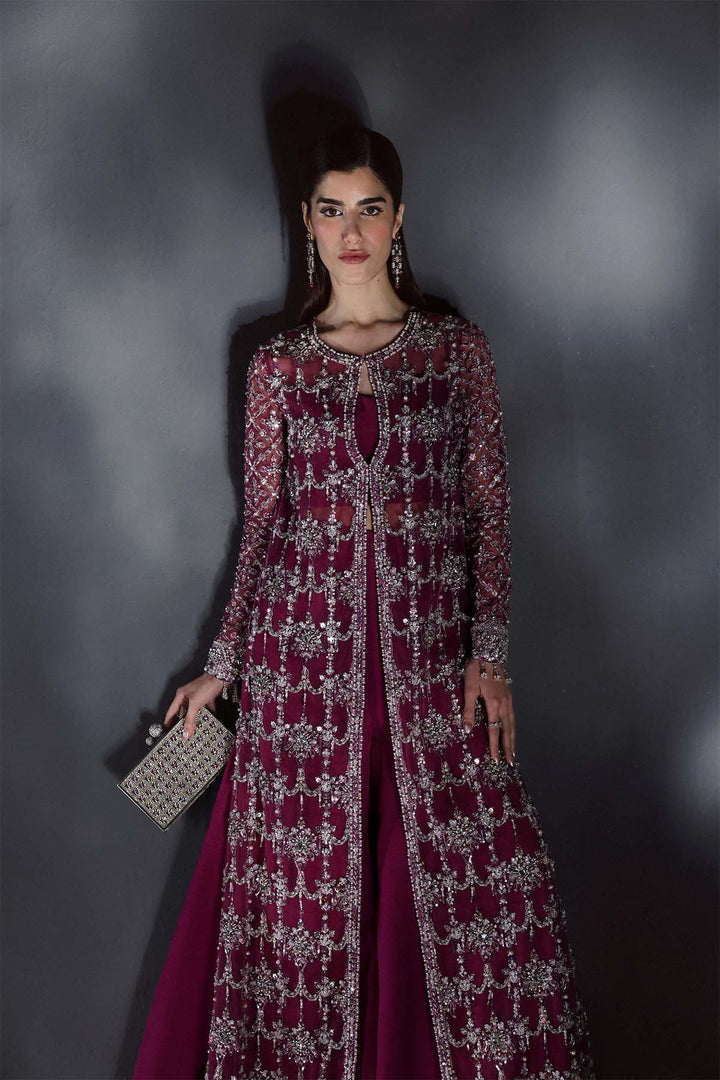 Chateau DE Lumiere by Enzo RTW Hand work Organza 3 Piece Suit ROUE Wedding Collection