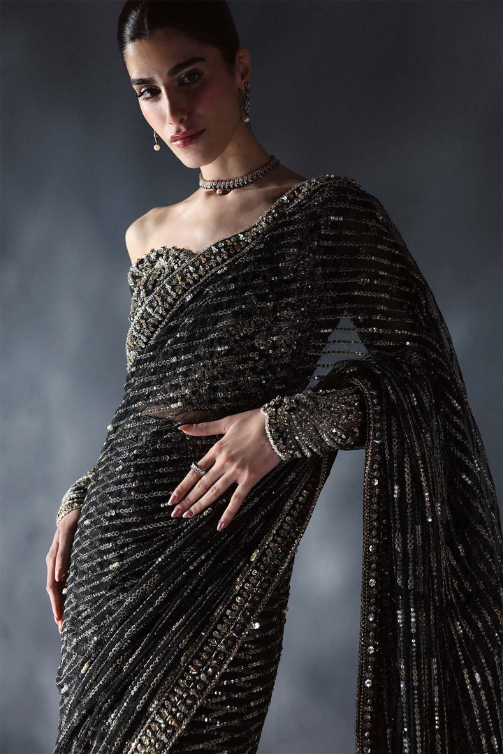 Chateau DE Lumiere by Enzo RTW Hand work Bareeze Net 3 Piece Suit MAJESTE Wedding Collection