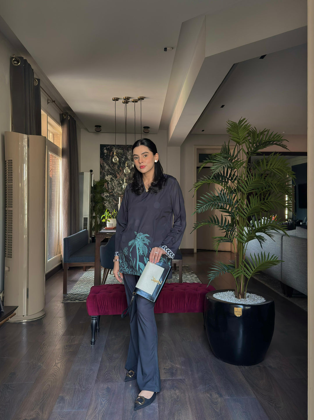 Dhaga Women Pret Printed 2 Piece Soft Crepe Bosky FW24DSP252 - Summer Collection