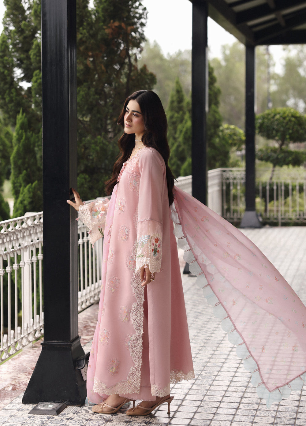 Sardinia Unstitched Embroidered Lawn 3 Piece Suit SRD26ULE Rose Ridge 1703 - Eid Collection
