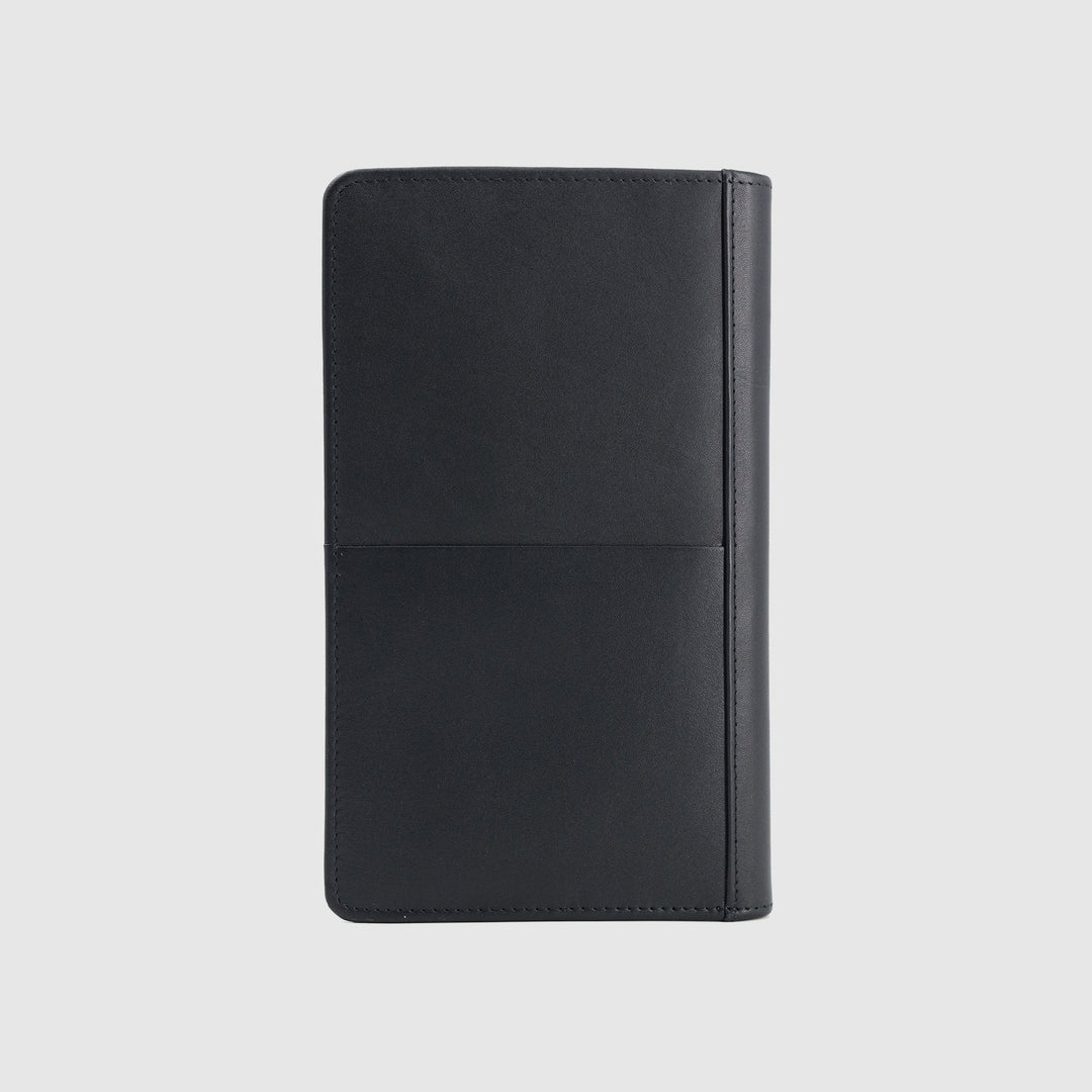 Lafanzo Unisex Leather Montclair Travel Wallet Black - Accessories Collection